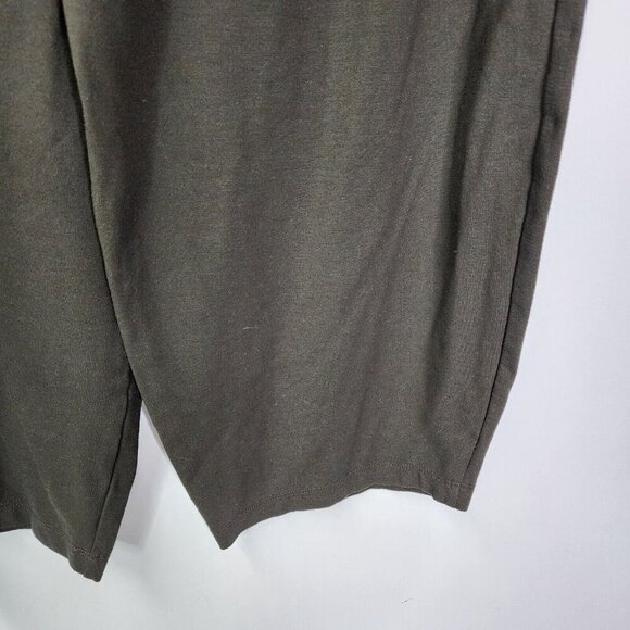 Bryn Walker Medium Olive Green Gray Lantern Pants Balloon Parachute Lagenlook - Picture 4 of 10
